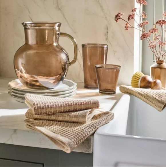 New 77oz Recycled Glass Pitcher Brown - Hearth & Hand Magnolia, Target Fall 2025 - Picture 4 of 4